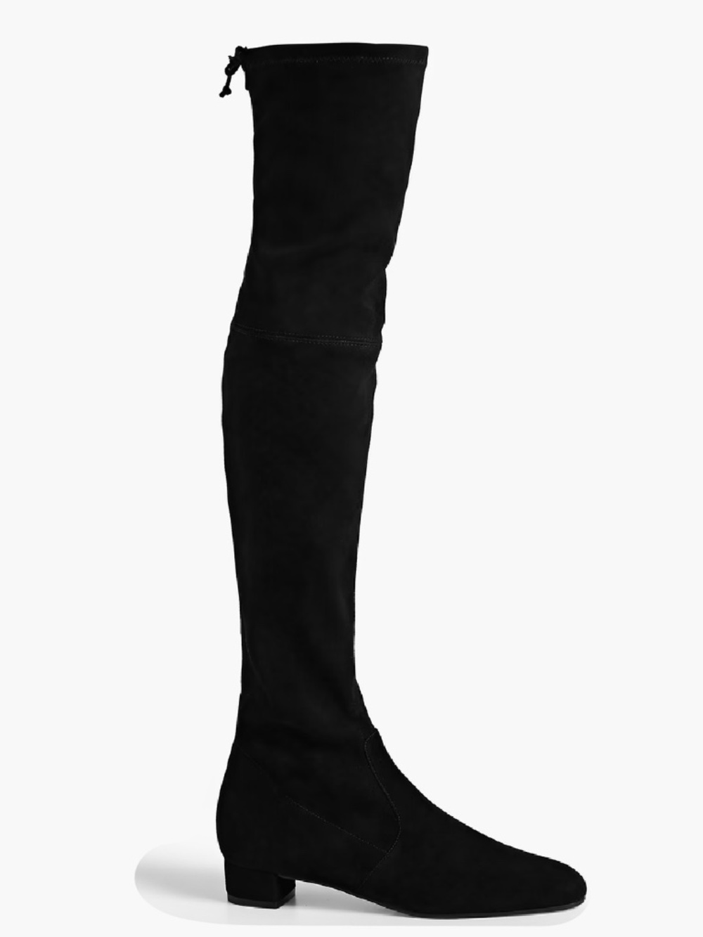 STUART WEITZMAN Genna stretch-suede thigh boots